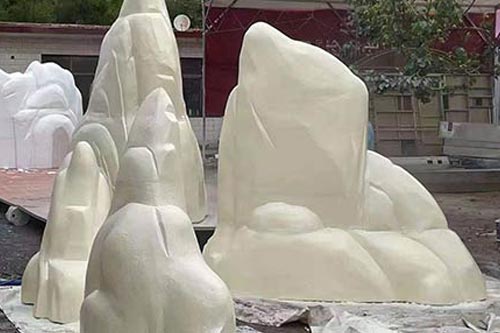 泡沫雕塑喷涂聚脲硬化材料案例