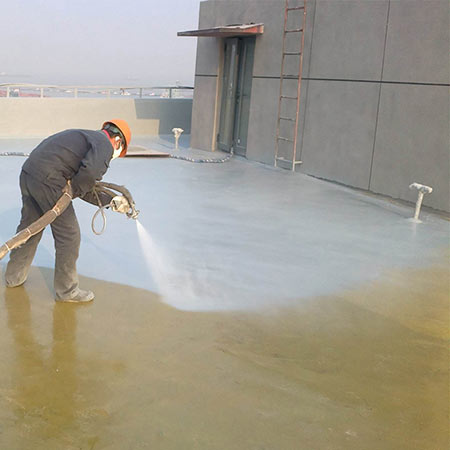 防腐涂料喷涂机器(图6) 防腐涂料喷涂机器地坪施工案例