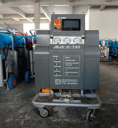 太阳能水箱发泡(图1) JNJX-H-T40发泡聚氨酯填充机器